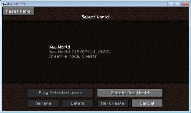 HarcoreMapReset Mod