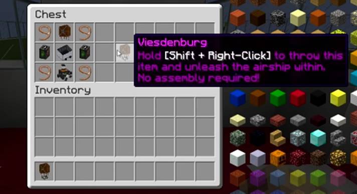 ViesCraft Mod Recipe