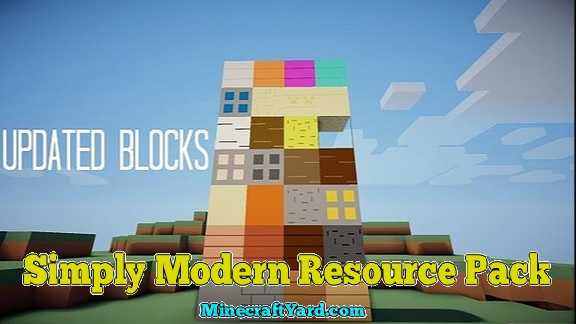 Simply Modern Resource Pack (1.20.5 - 1.19.4 - 1.18.2) Minecraft