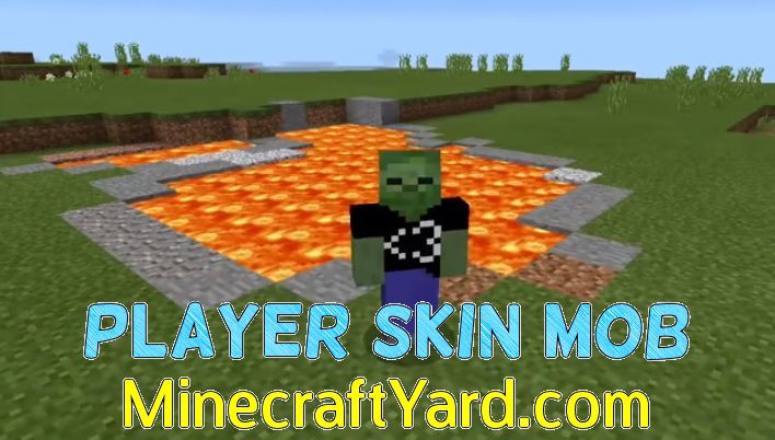 Player Skin Mob (1.20.5 - 1.19.4 - 1.18.2 - 1.17.1) Mod Minecraft