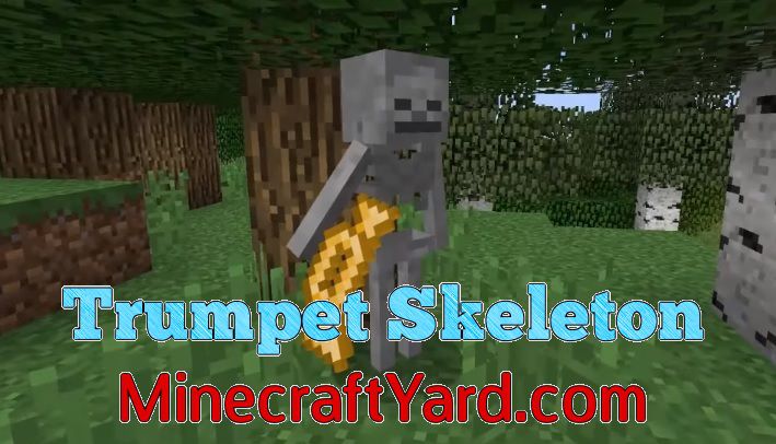 Trumpet Minecraft Mod Trumpet Skeleton Mod (1.20.5 - 1.19.4 - 1.18.2 - 1.17.1)