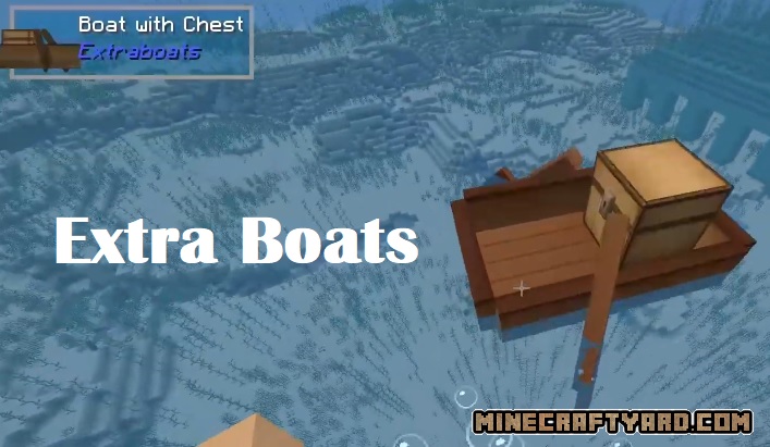 Extra Boats Mod 1.17.1/1.16.5/1.15.2/1.14.4 (Start Sailing