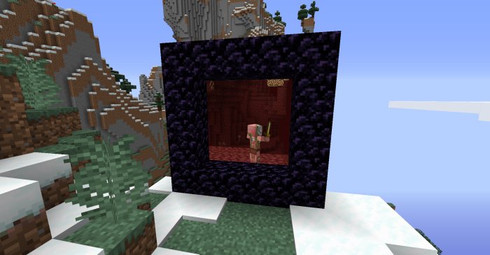Immersive Portals (1.20.5 - 1.19.4 - 1.18.2 - 1.17.1) Minecraft Mod
