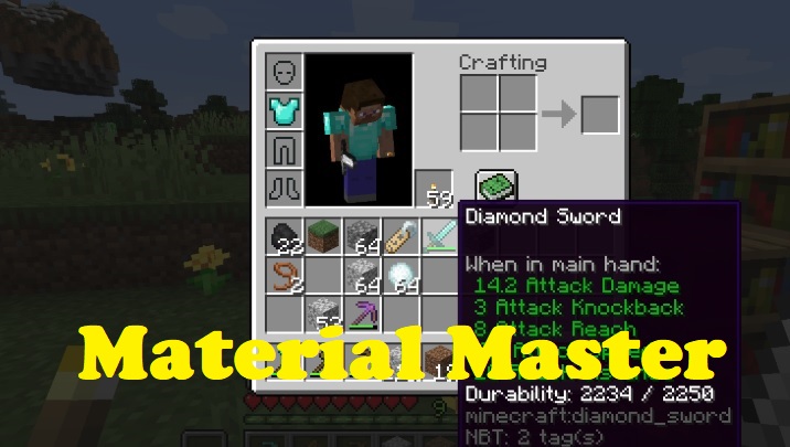 Material Master (1.20.5 - 1.19.4 - 1.18.2 - 1.17.1) Mod for Minecraft