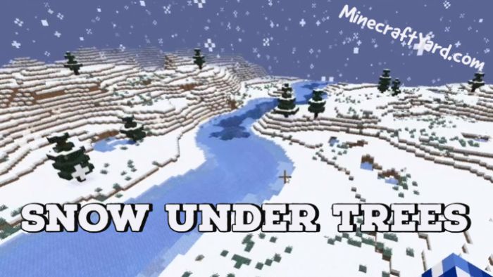 Snow Under Trees (1.20.5 - 1.19.4 - 1.18.2 - 1.17.1) Mod Minecraft