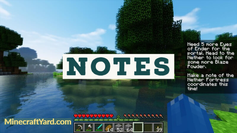 Minecraft Notes. Photo Notes Mod (1.20.5 - 1.19.4 - 1.18.2) Minecraft Download