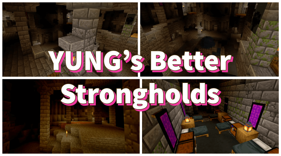 Strong Living Mod YUNG's Better Strongholds Mod (1.20.5 - 1.19.4 - 1.18.2 - 1.17.1)