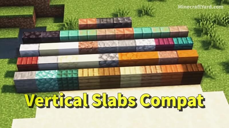 Minecraft Slatted Block Vertical Slabs Compat (1.20.5 - 1.19.4) Upright Block in Minecraft